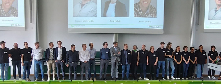Das Team des Fachgebiet Fluidtechnik bei der ICSM24.